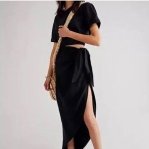 Free People Black Rae Maxi Dress